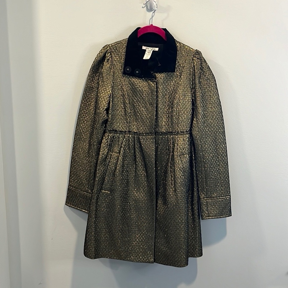 Alice + Olivia Gold and Black Jacket - Picture 2 of 4